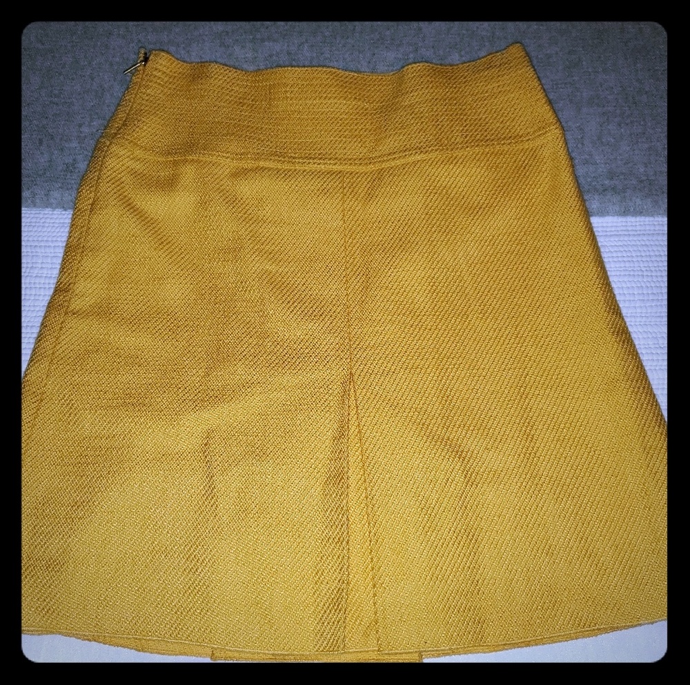 Tori Burch yellow skirt.  Size 2